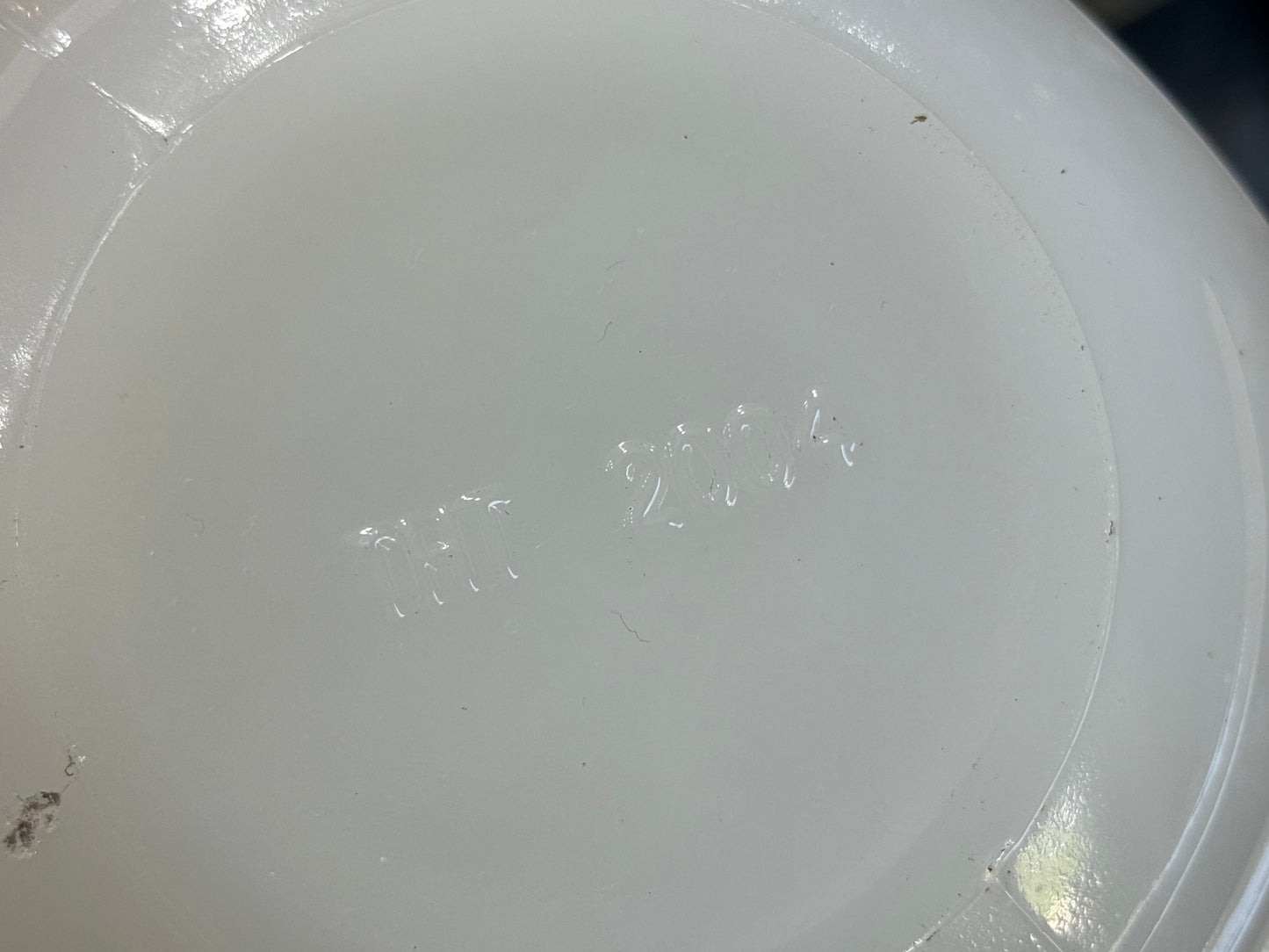 Milk Glass Flower Frog