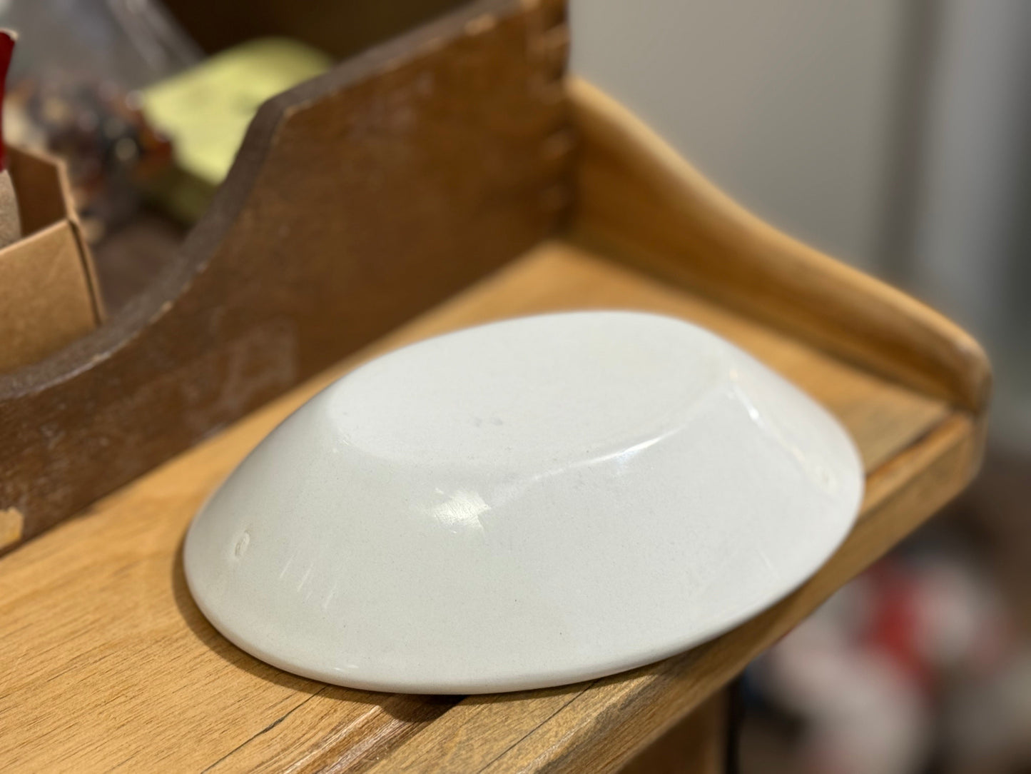 Ironstone Oval Bowl