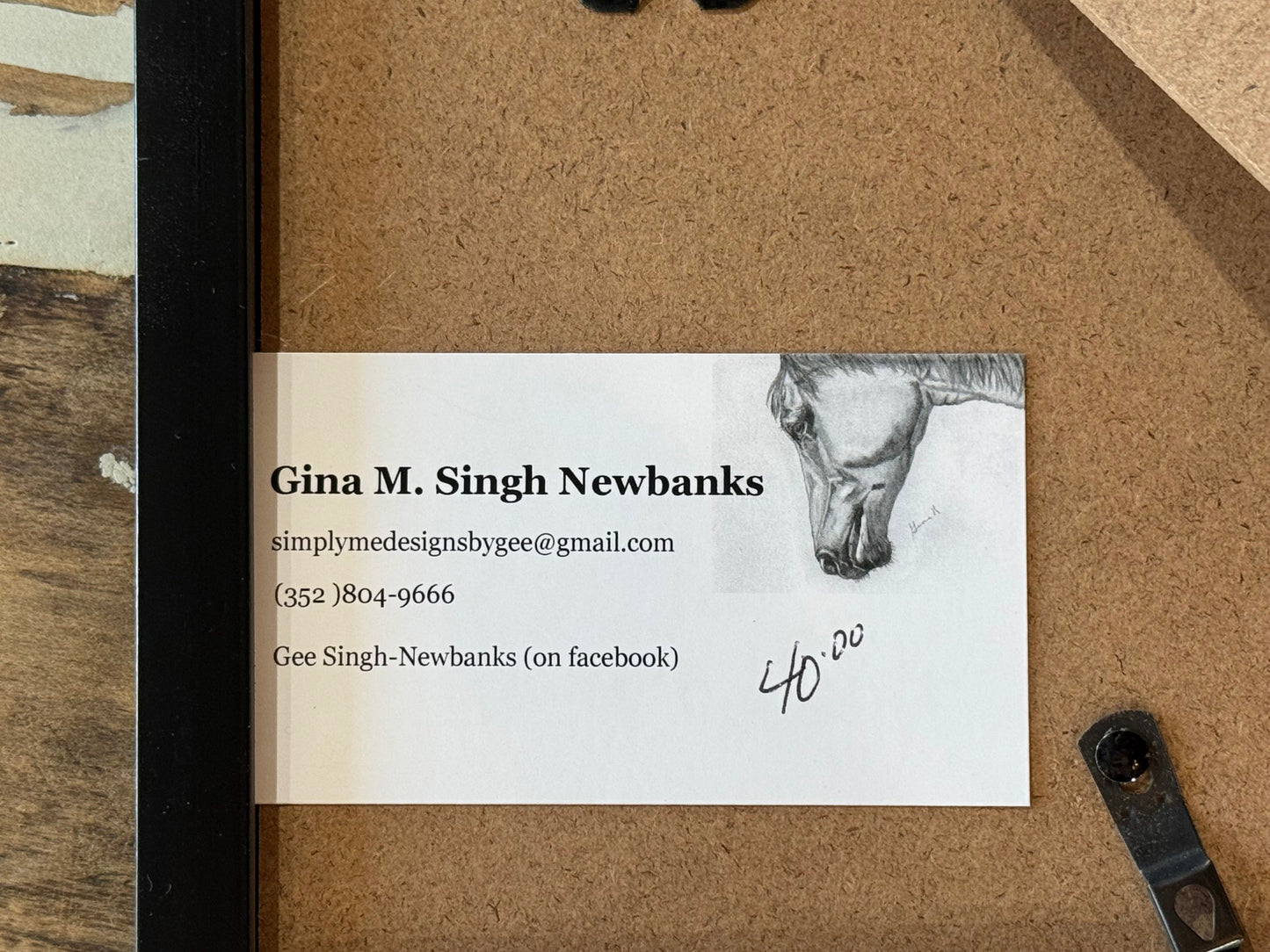 Graphite & Charcoal Drawings by Gina M. Singh Newbanks Lilac