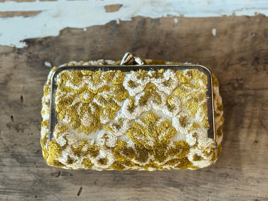 Vintage Tapestry Clutch