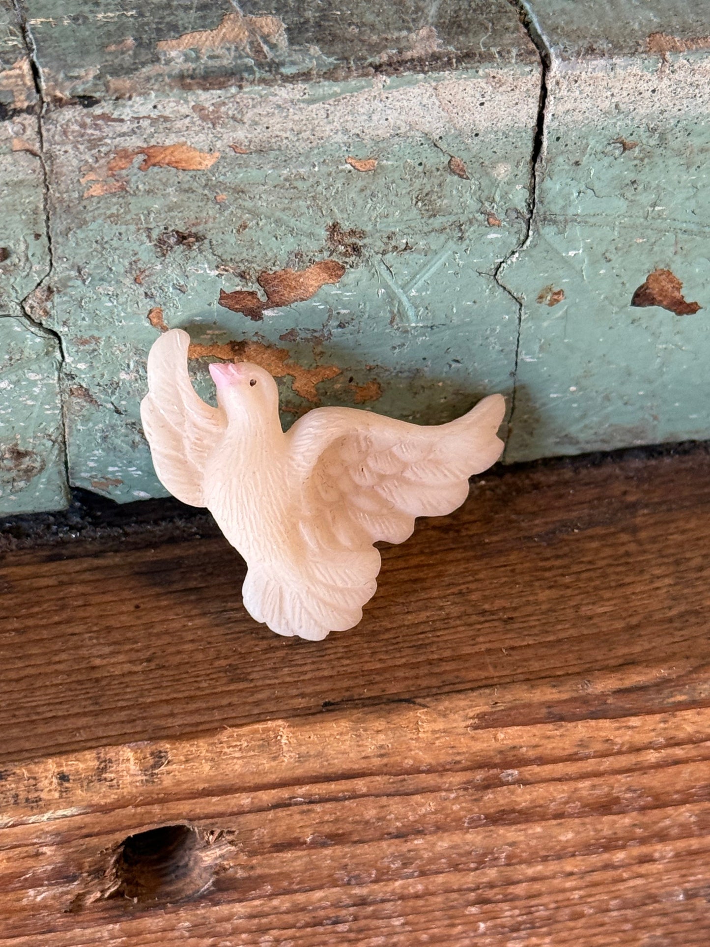 Seraphim Classics Pin Brooch Porcelain Dove