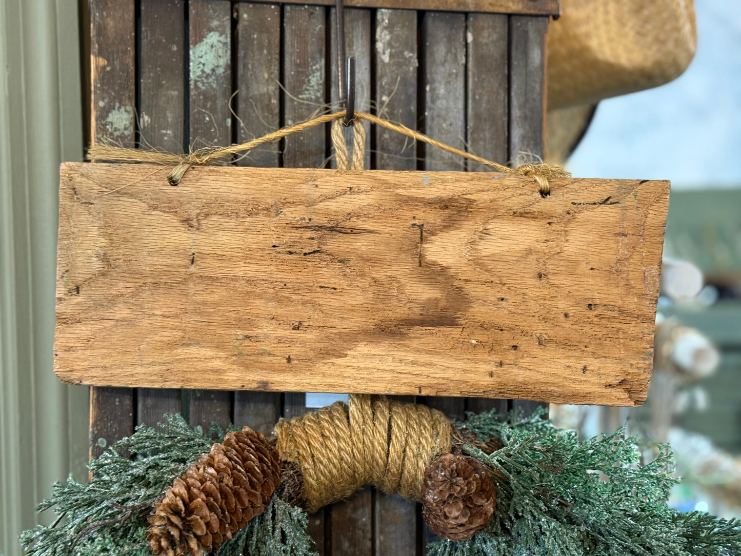 Silent Nite Wooden Sign