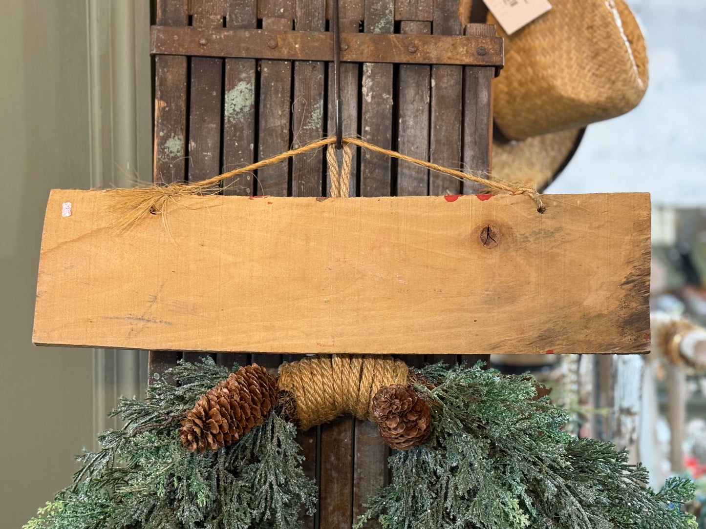 Angels Gather Here Wooden Sign