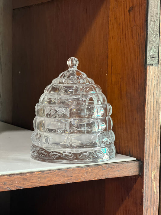 Crystal Bee Hive Honey Jar The Mustard Seed Collection, The Seed