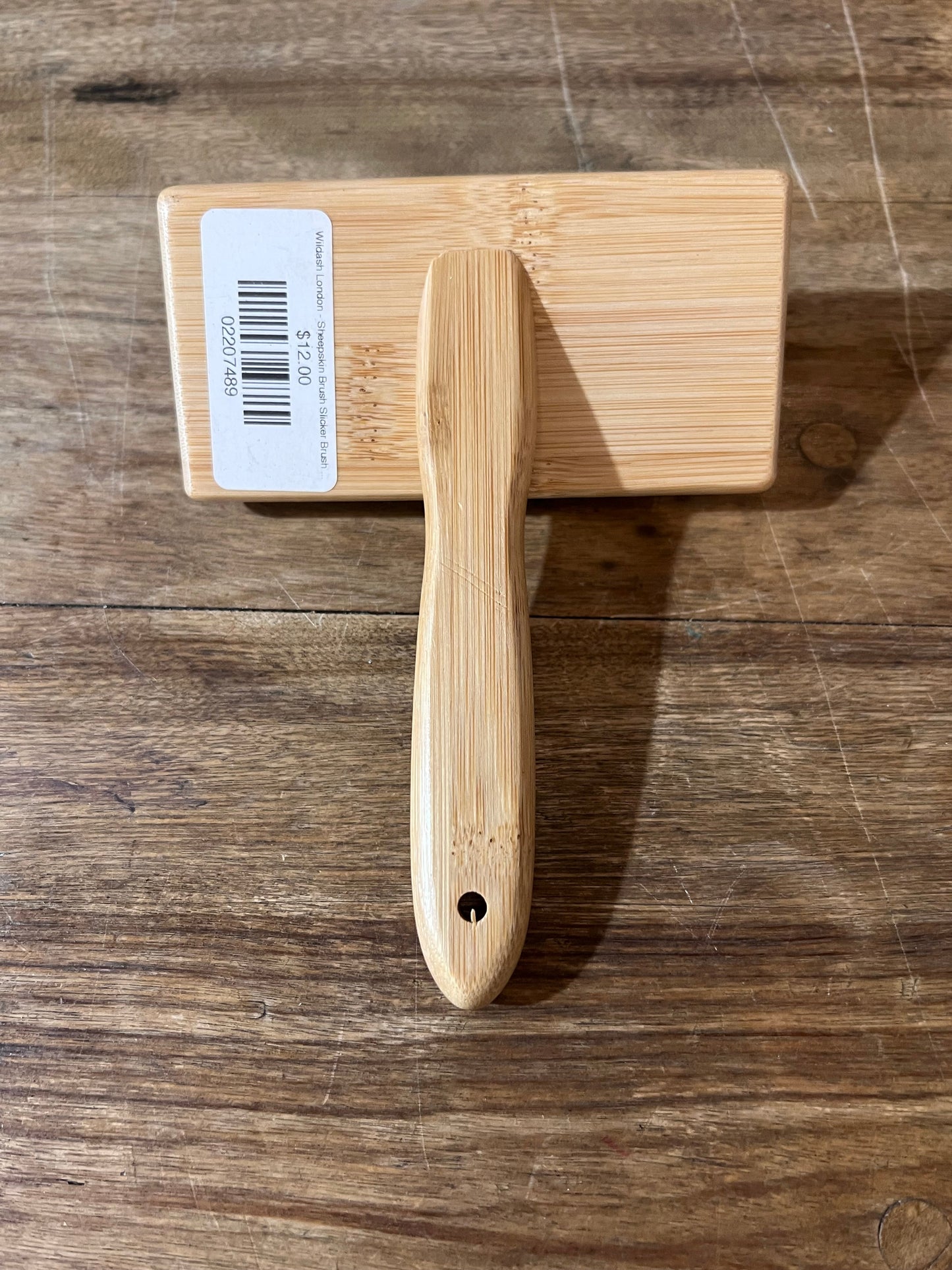 Wildash London - Sheepskin Brush Slicker Brush | Sheepskin Care Wildash London