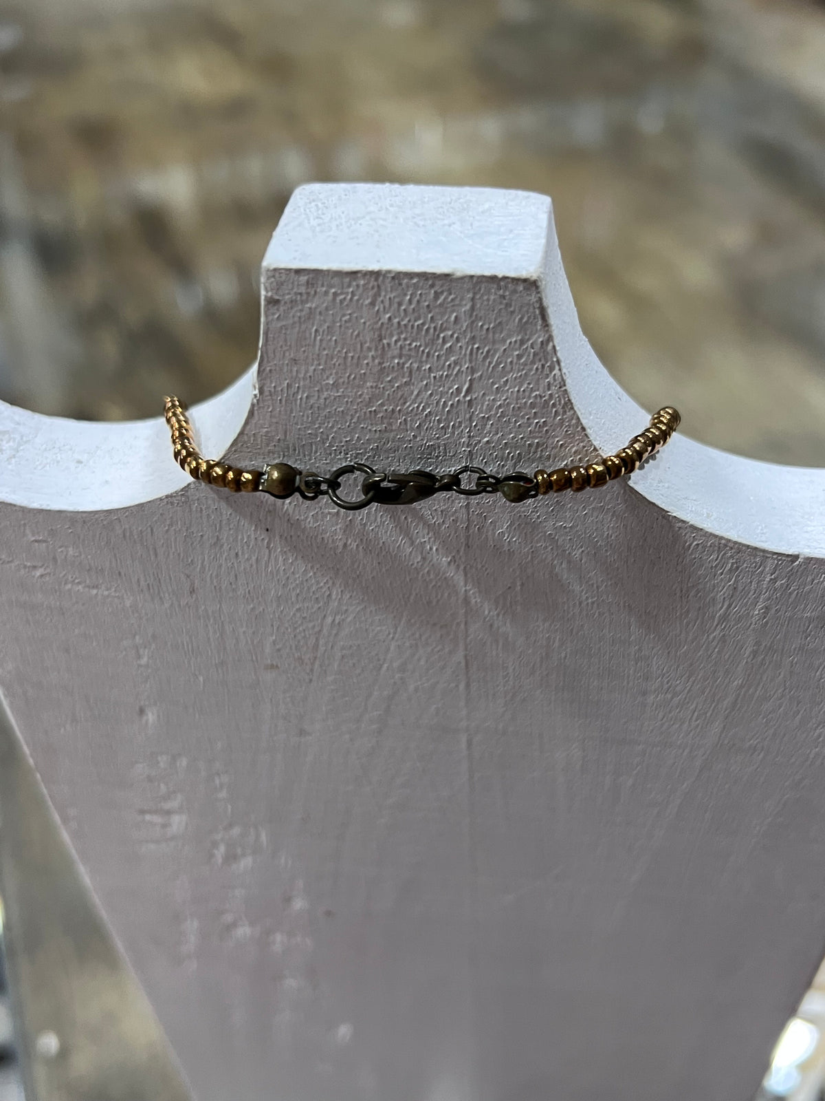 Chunky Earth Tone Multi-Bead Statement Necklace