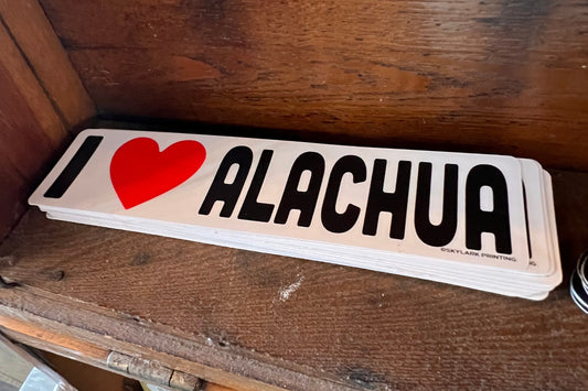 I Heart Alachua Souvenir Sticker