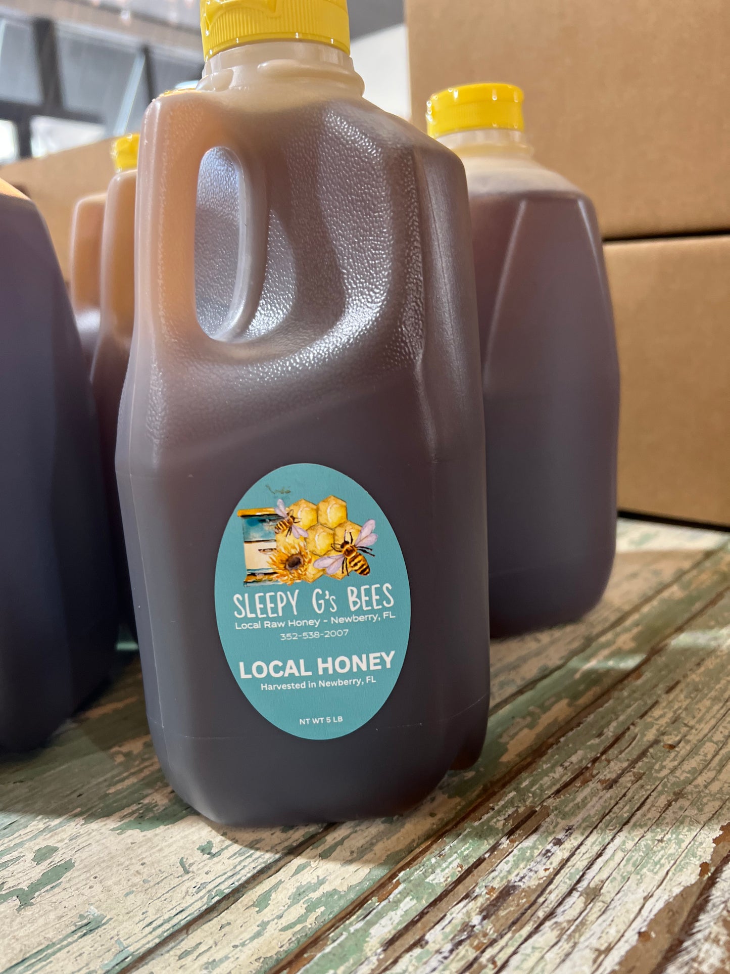 Sleepy G's 5lb Honey Squeeze Jar