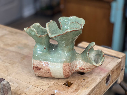Abstract Ceramic Vase Sculpture - The Mustard Seed Collection, The Seed