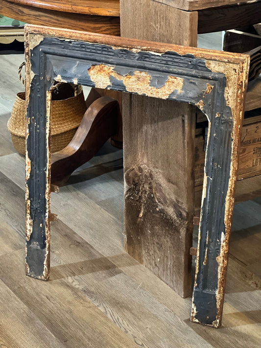 Antique Cast Iron Fireplace Surround: Black - The Mustard Seed Collection, The Seed