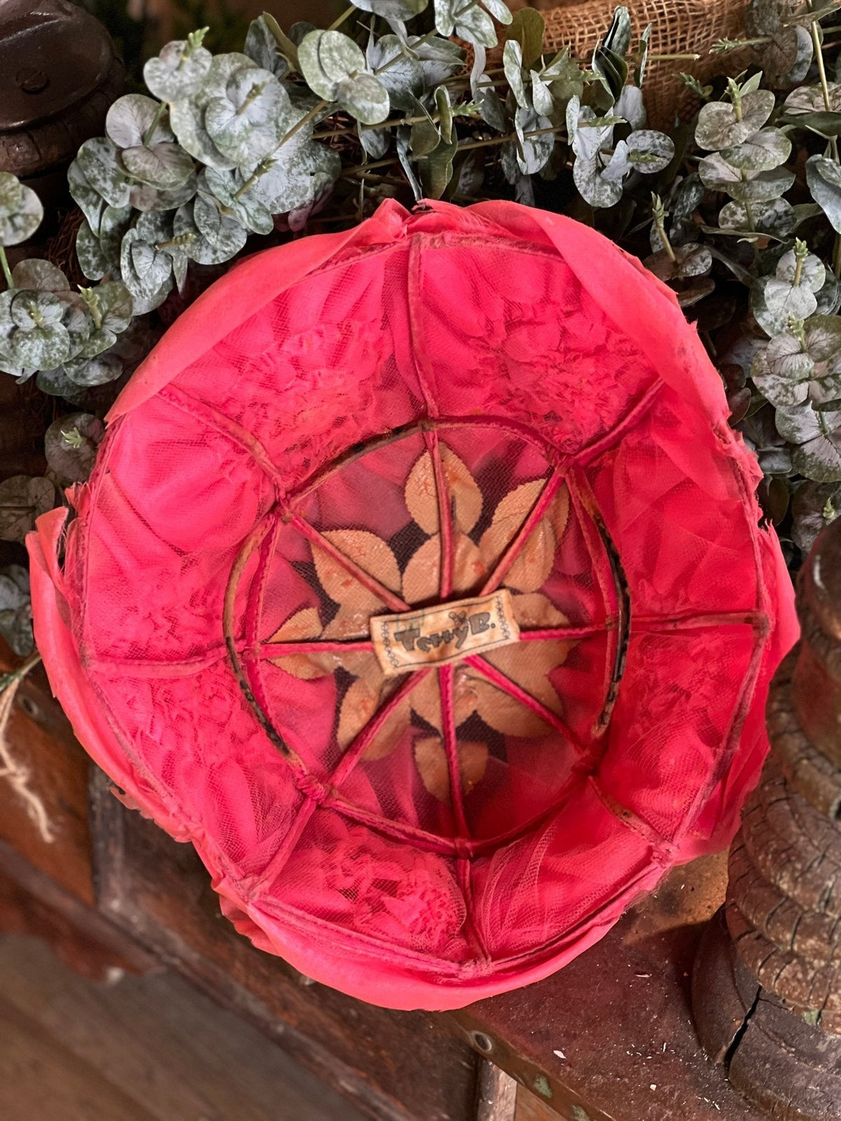 Antique Floral Headpiece - The Mustard Seed Collection, The Seed