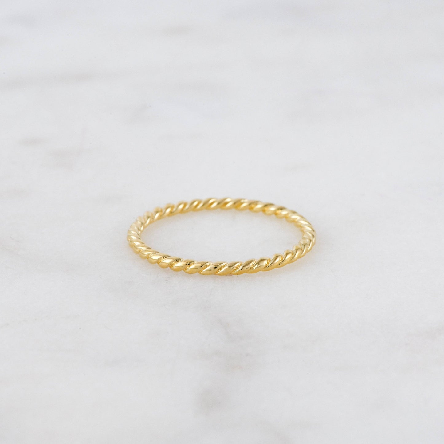 Spiral Stacking Ring: Gold / 7