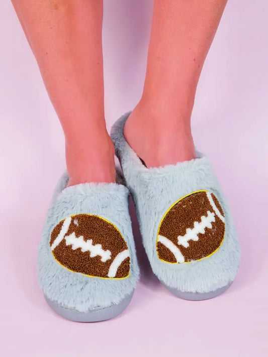 Football Slippers Simply Southern