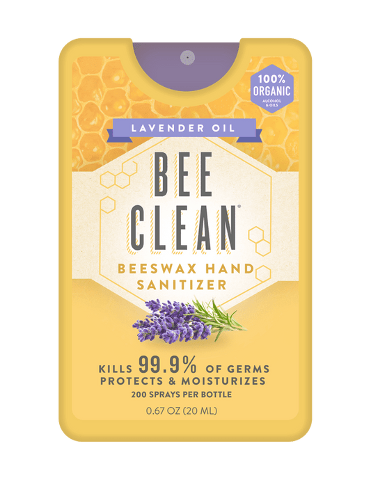 Bee Clean Organic Beeswax Hand Sanitizer Lavender - The Mustard Seed Collection, The Seed