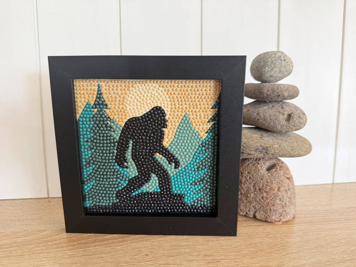 Bigfoot Diamond Art Kitwall art