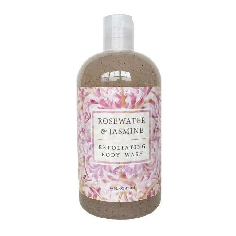 Botanical 16oz Exfoliating Rosewater & Jasmine Body Wash - The Mustard Seed Collection, The Seed