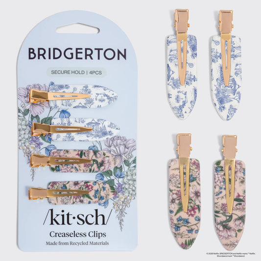 Bridgerton & Kitsch Creaseless Clips in Toile in Bloom - The Mustard Seed Collection, The Seed