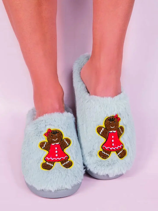 Gingerbread Man Slippers Simply Southern