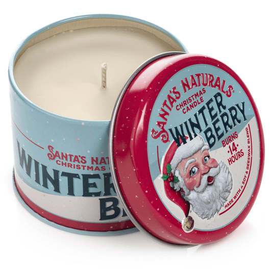 Christmas Candle in Winter Berry 3.5oz Mini - The Mustard Seed Collection, The Seed