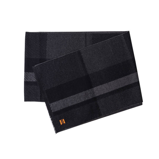 Classic Scarf: Black & Grey