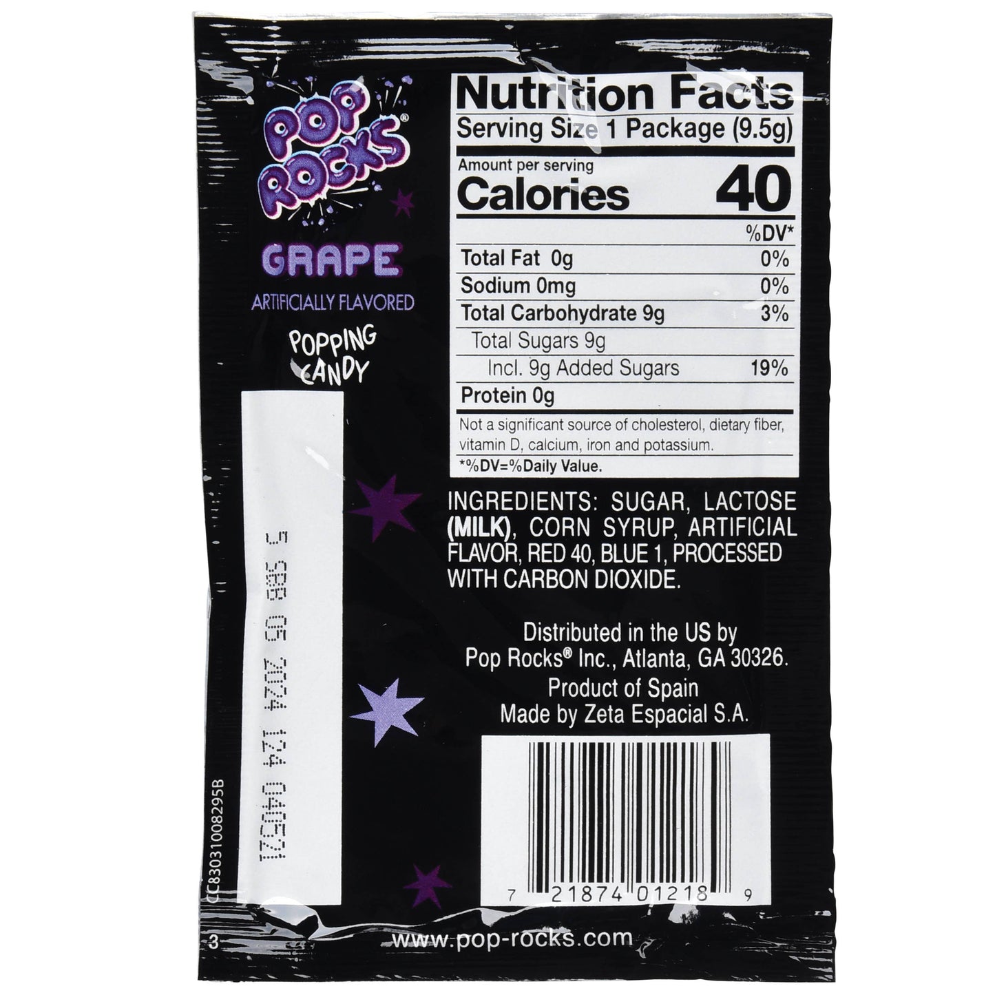 Pop Rocks Grape Candy