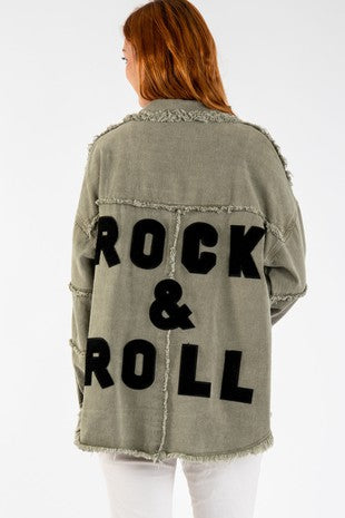 OVERSIZE BACK EMBRODERY JACKET