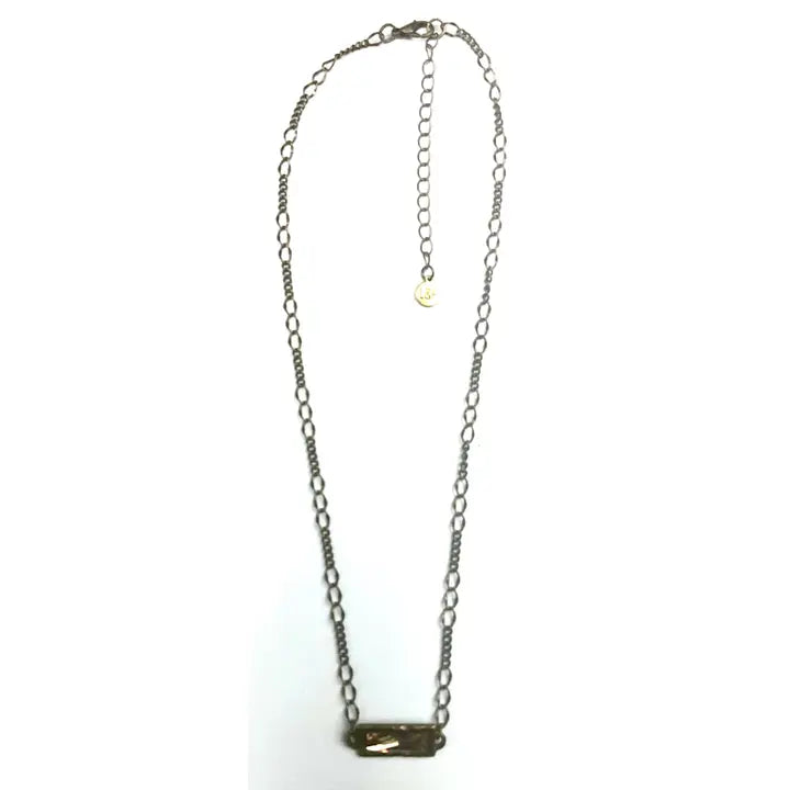 Vintage Inspired Fancy Chain with Rectangular Stone