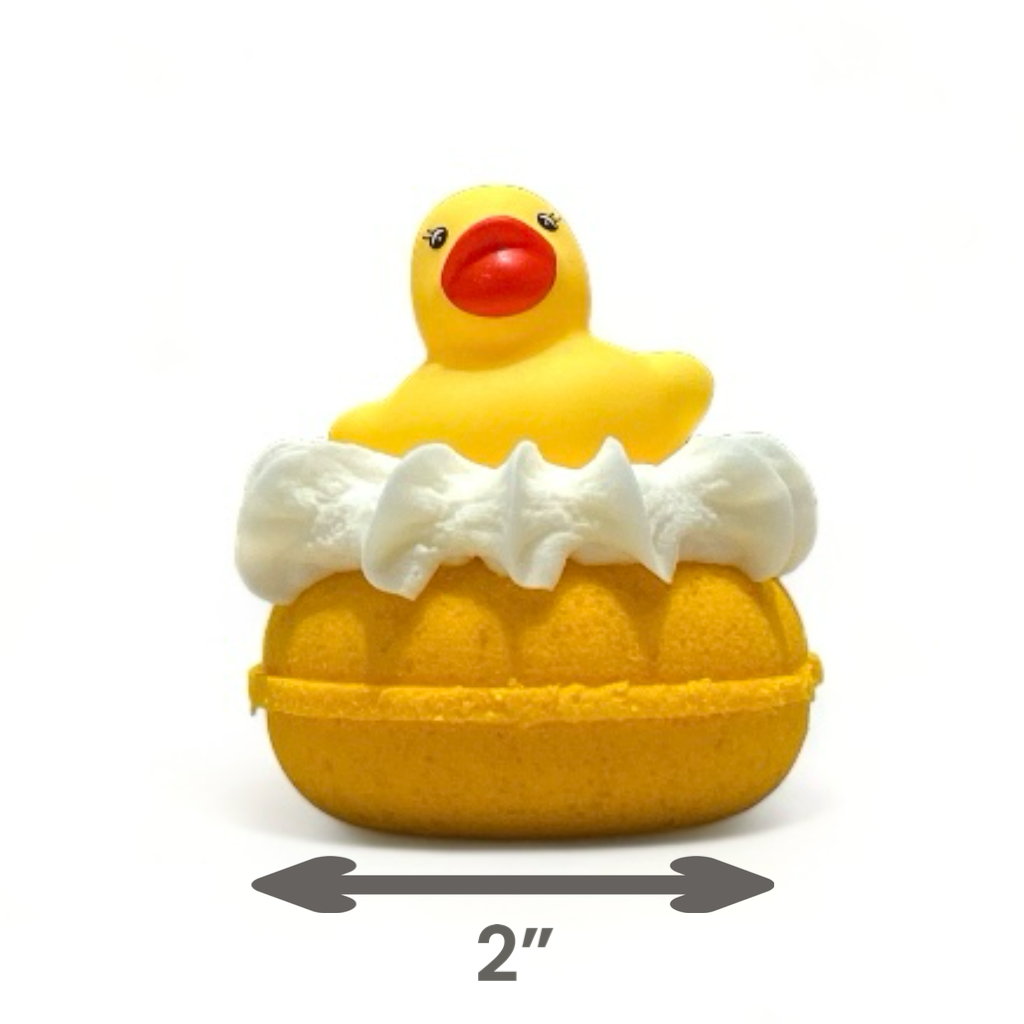 Duckie Bubbly Donut Bath Bomb - Yellow