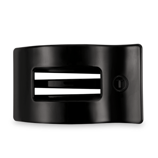 Flat Rectangle Hair Clip | Large | Jet Black