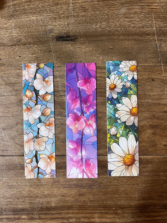 Floral Stained Glass Bookmark - The Mustard Seed Collection, The Seed