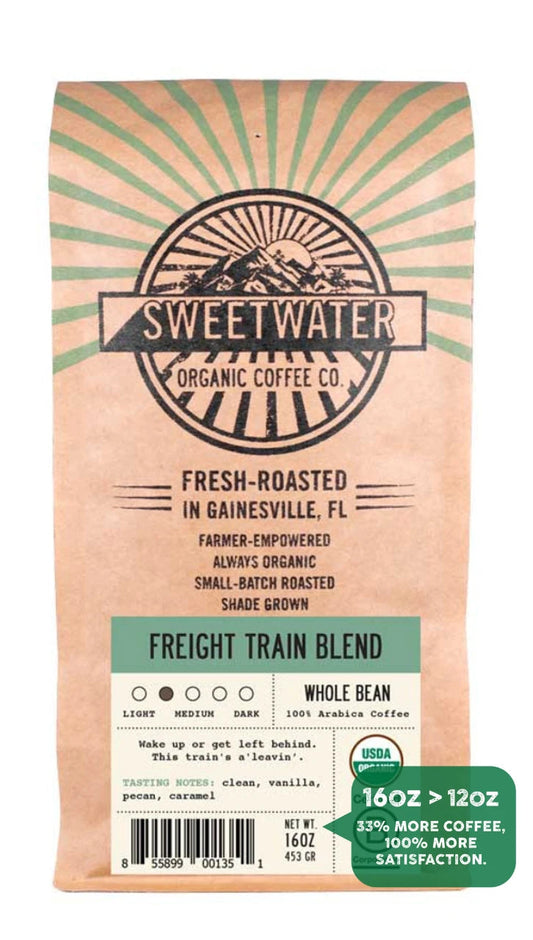 Freight Train Light Roast FTO Coffee - 1 lb. Whole Bean