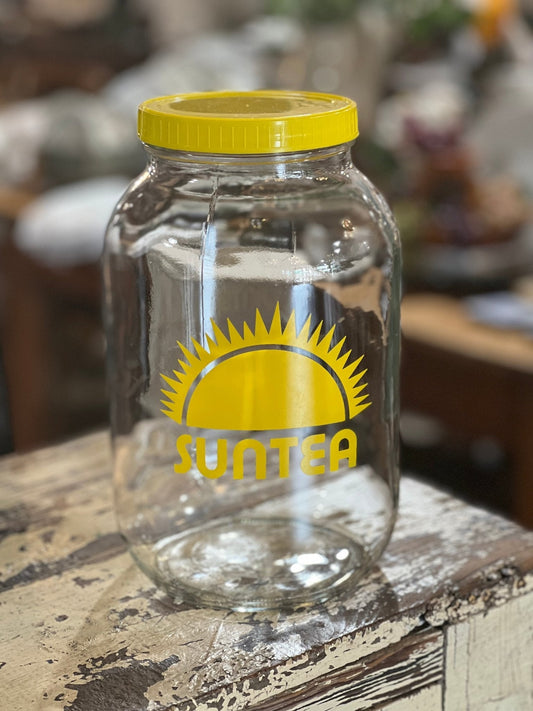 Glass Sun Tea Jar - The Mustard Seed Collection, The Seed