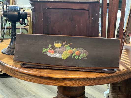 Hand-Painted Whiskey Barrel Platter