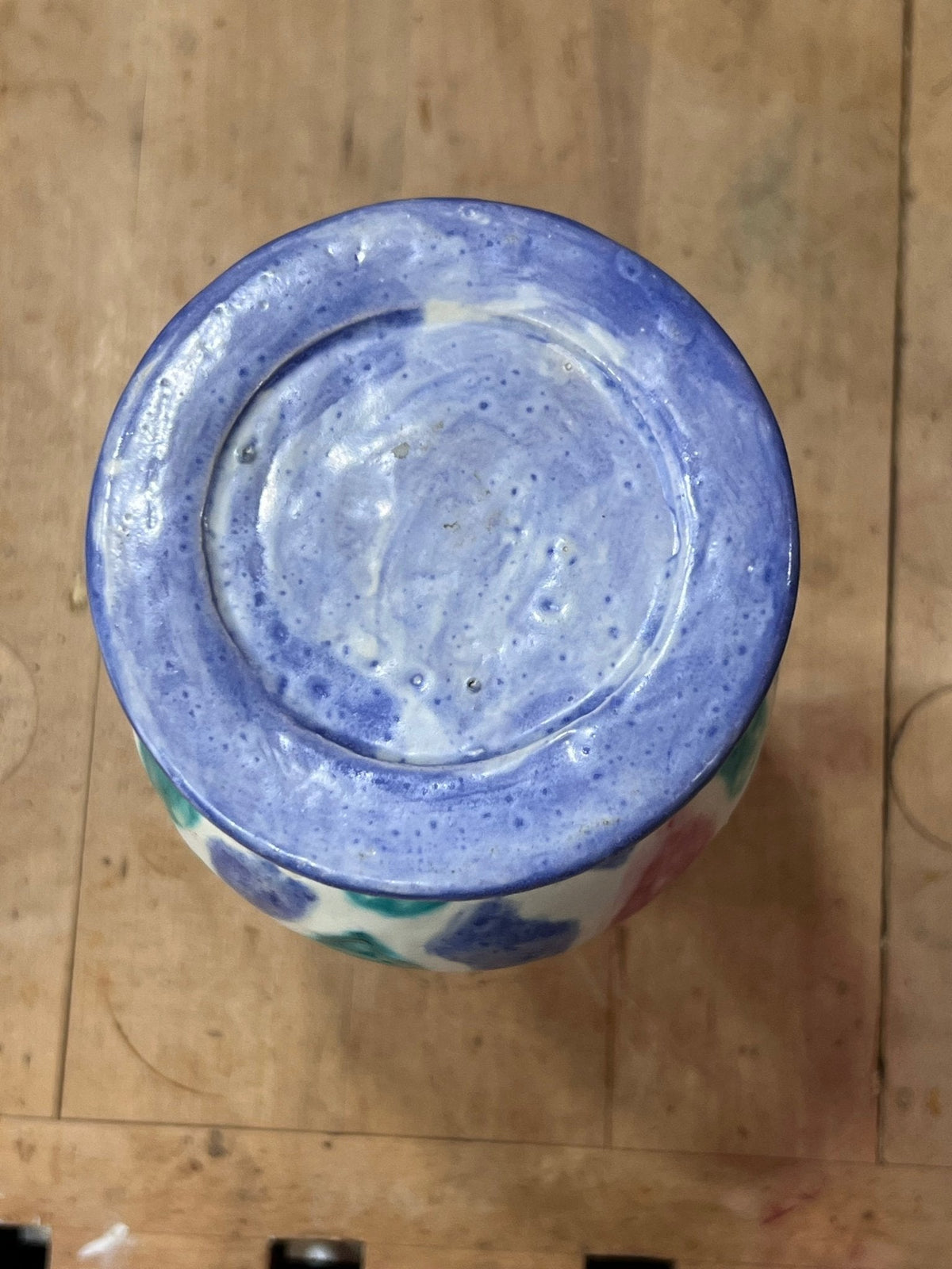 Handmade Ceramic Amphora Vase – Pastel Terrazzo