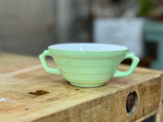 Hazel Atlas Soup Bowl Green
