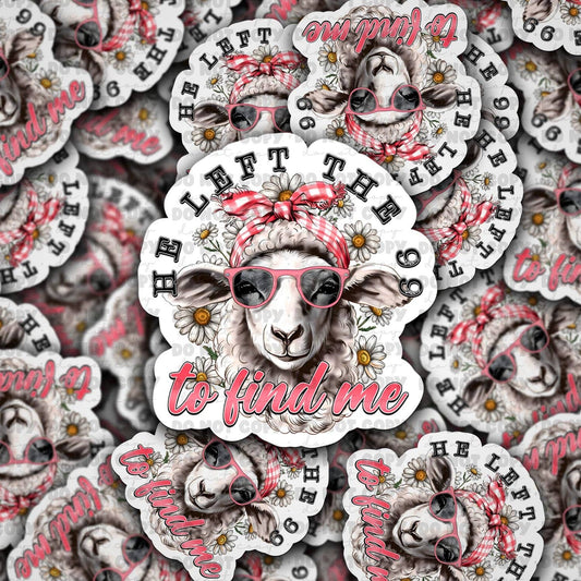 He left the 99 to find me sticker - The Mustard Seed Collection, The Seed