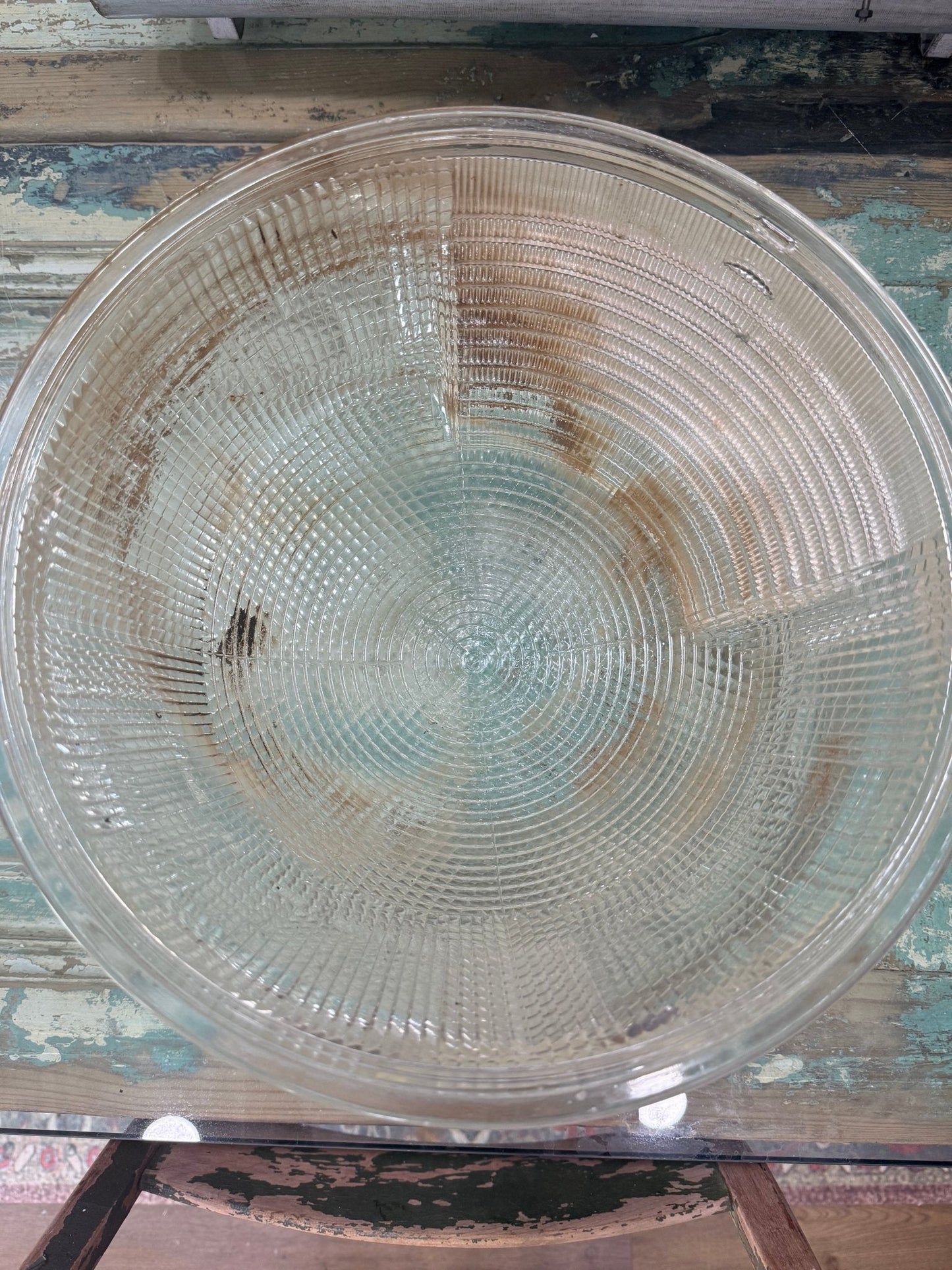 Holophane Joslyn Industrial Glass Light Fixture