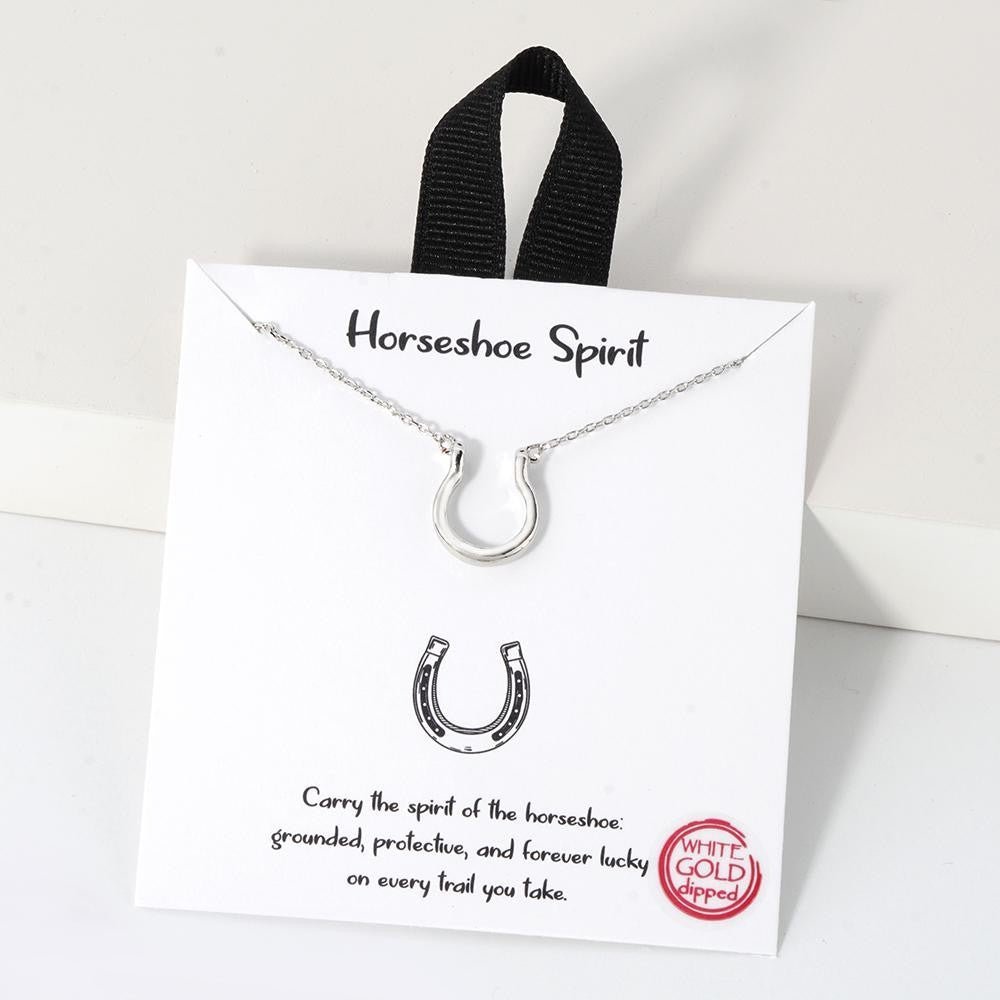 Horseshoe Spirit Necklace - The Mustard Seed Collection, The Seed
