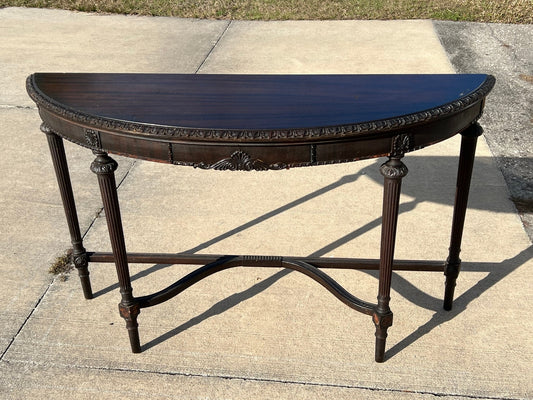 Imperial Demilune Console Table - The Mustard Seed Collection, The Seed
