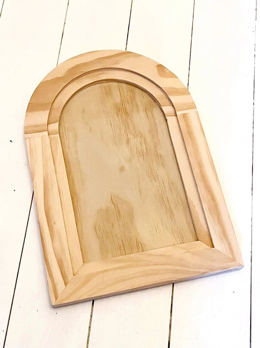 IOD Arched Wood Gallery Blank 11x16 - The Mustard Seed Collection, The Seed