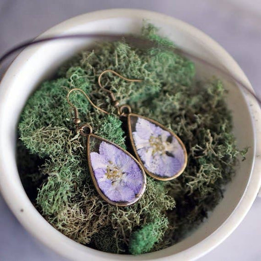 July Birth Flower Earrings