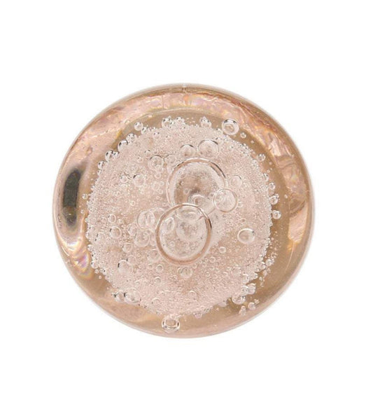 Light Pink Bubble Glass Knobs