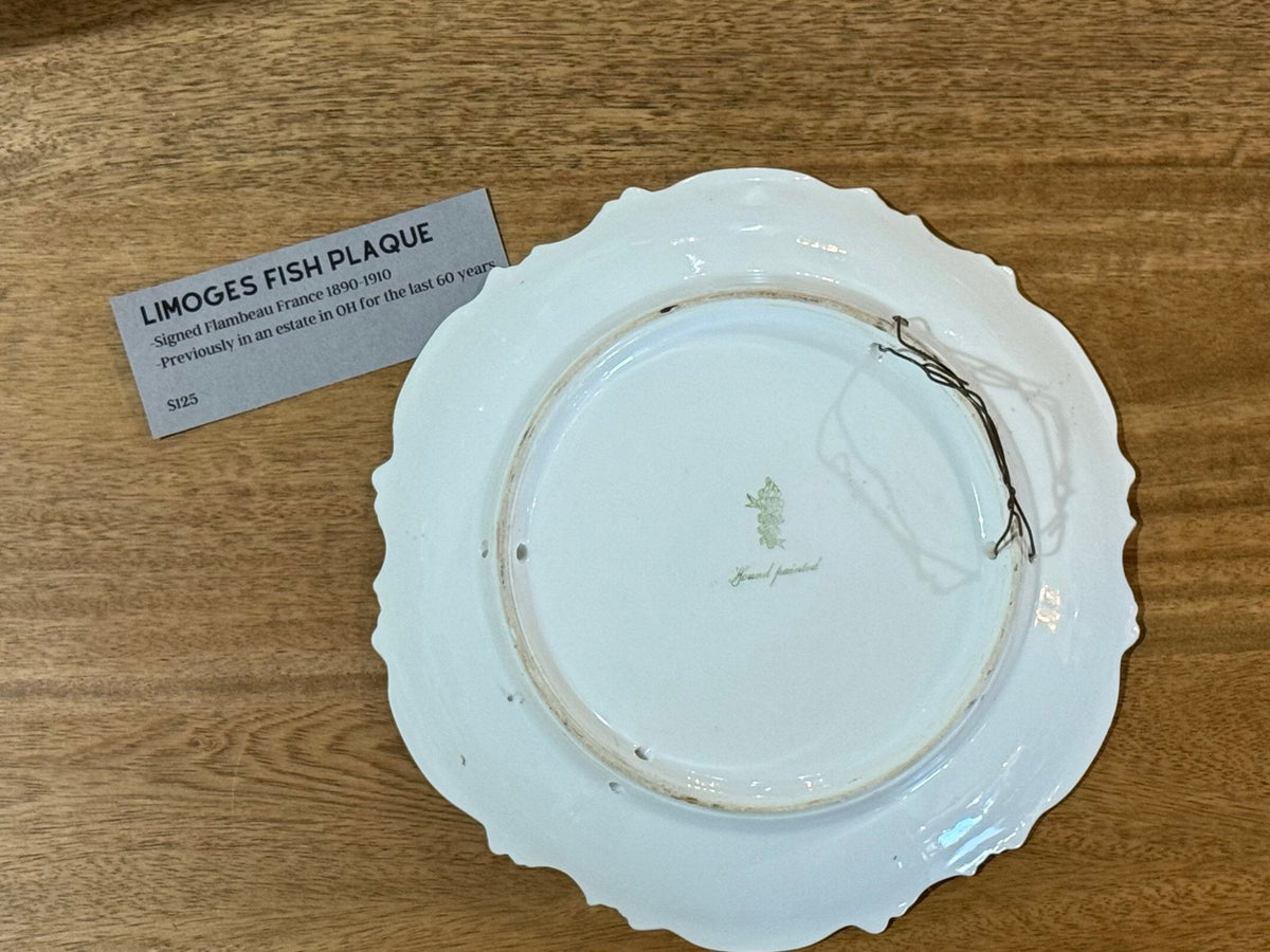 Limoges Fish Plaque - The Mustard Seed Collection, The Seed