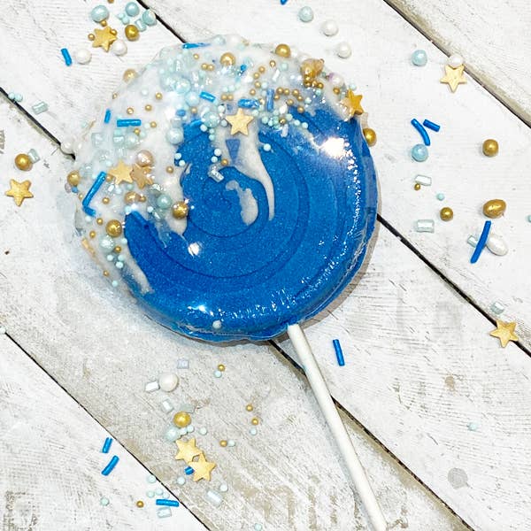 Lollipop Bath Bomb - Blue - The Mustard Seed Collection, The Seed