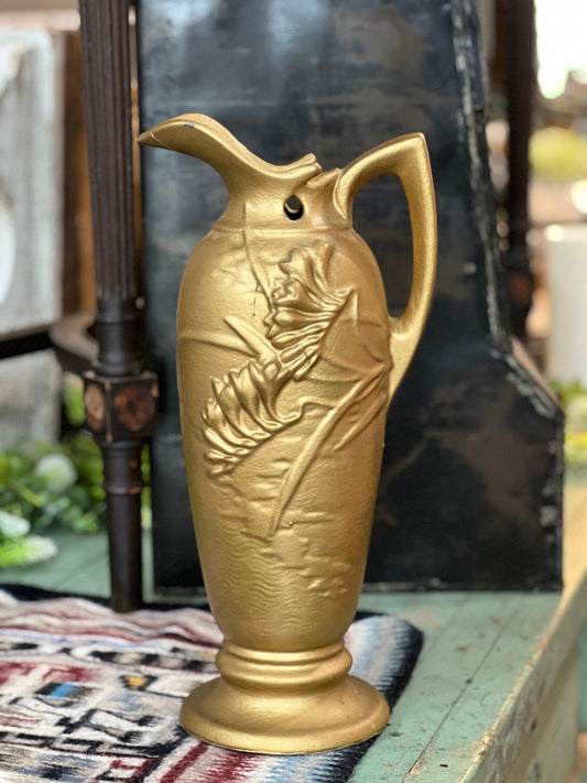 Matte Metallic Gold Pitcher - The Mustard Seed Collection, The Seed