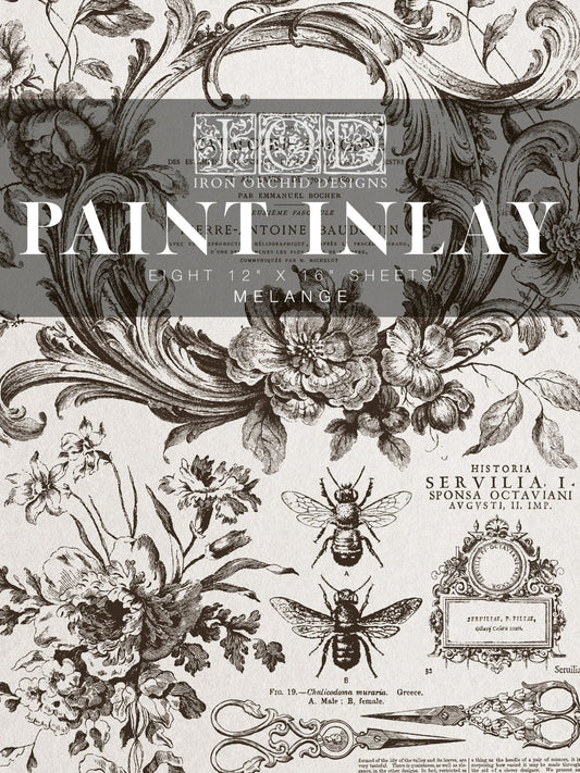 Melange IOD Paint Inlay 12x16 Pad