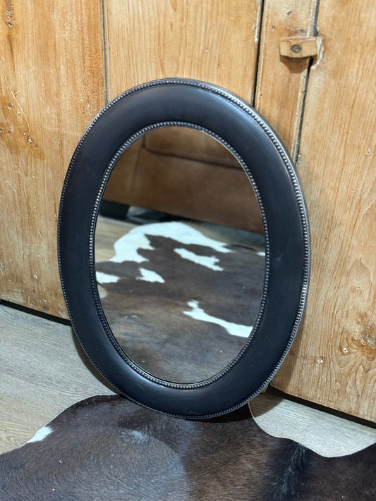 Painted Oval Mirror