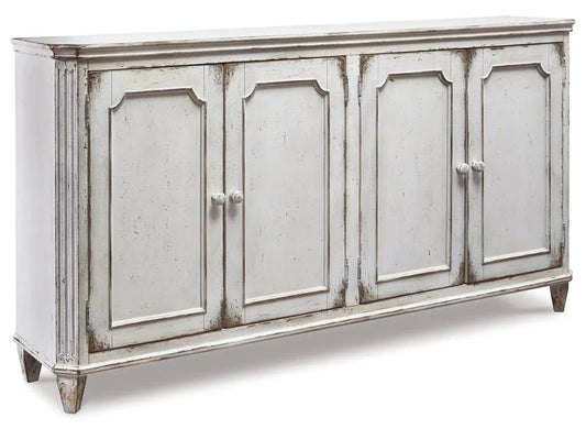 NEW! Mirimyn Door Accent Cabinet in Antique White