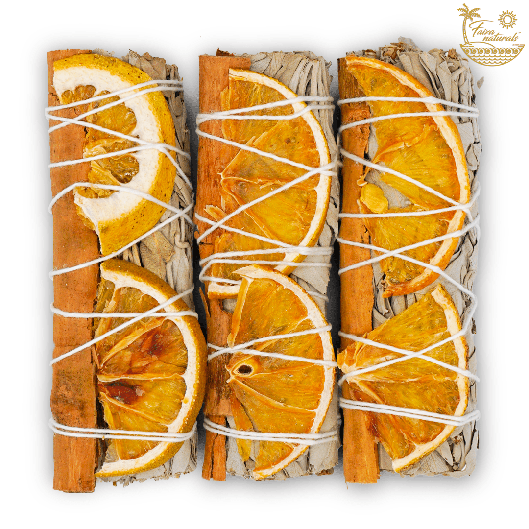 Orange Slices and Cinnamon with White Sage Bundle - The Mustard Seed Collection, The Seed