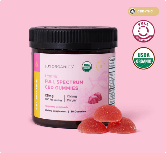 Organic Full Spectrum Gummies - Raspberry Lemonade